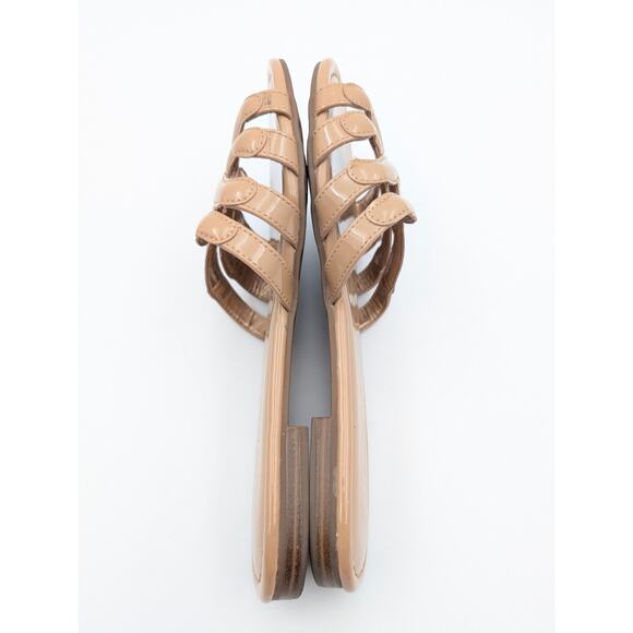 Circus by Sam Edelman Cat Strappy Slide Sandals Women's Tan Size US6.5 EU37 - Picture 5 of 8